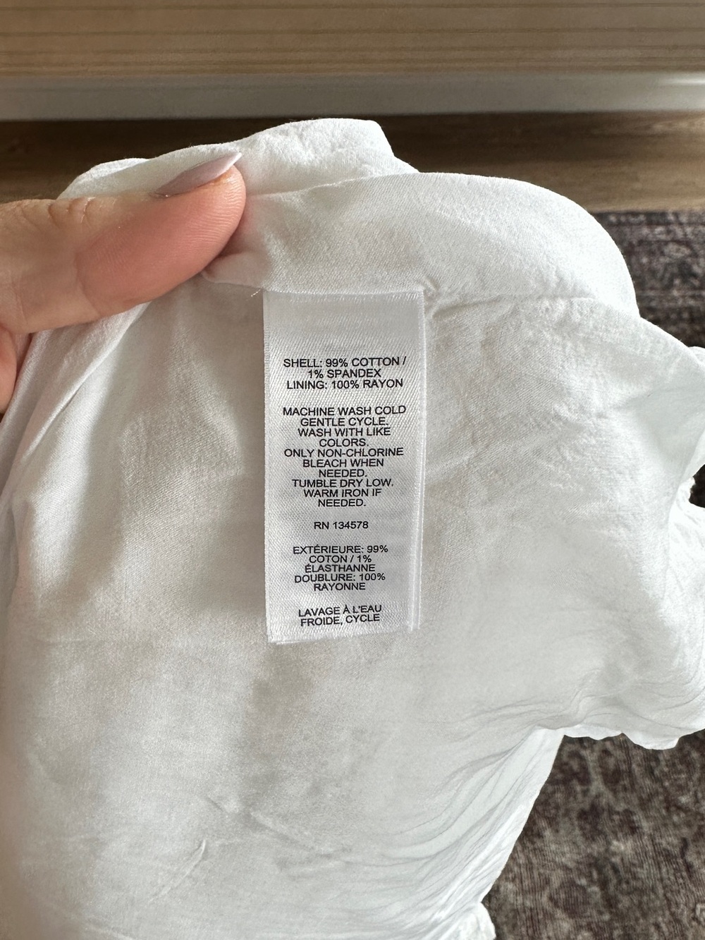 NWOT Vineyard Vines White Cream Cotton Summer Mini Dress Medium Premium Casual - Picture 4 of 6